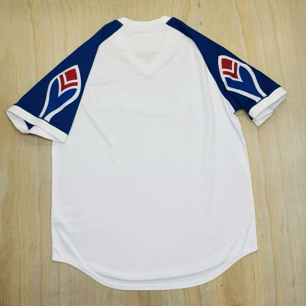 NWOT Atlanta Braves Nike Cooperstown Collection Throwback Blank Jersey LG